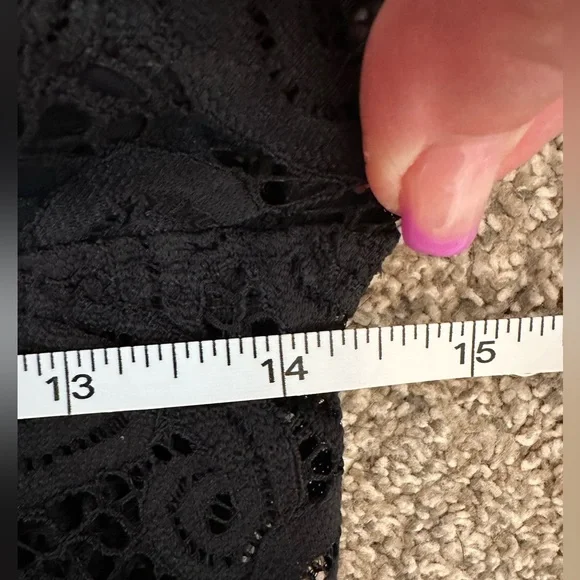 PINK Victoria’s Secret Lace Bralette Black Large Strappy Back Bralette Bra Top - Picture 11 of 11